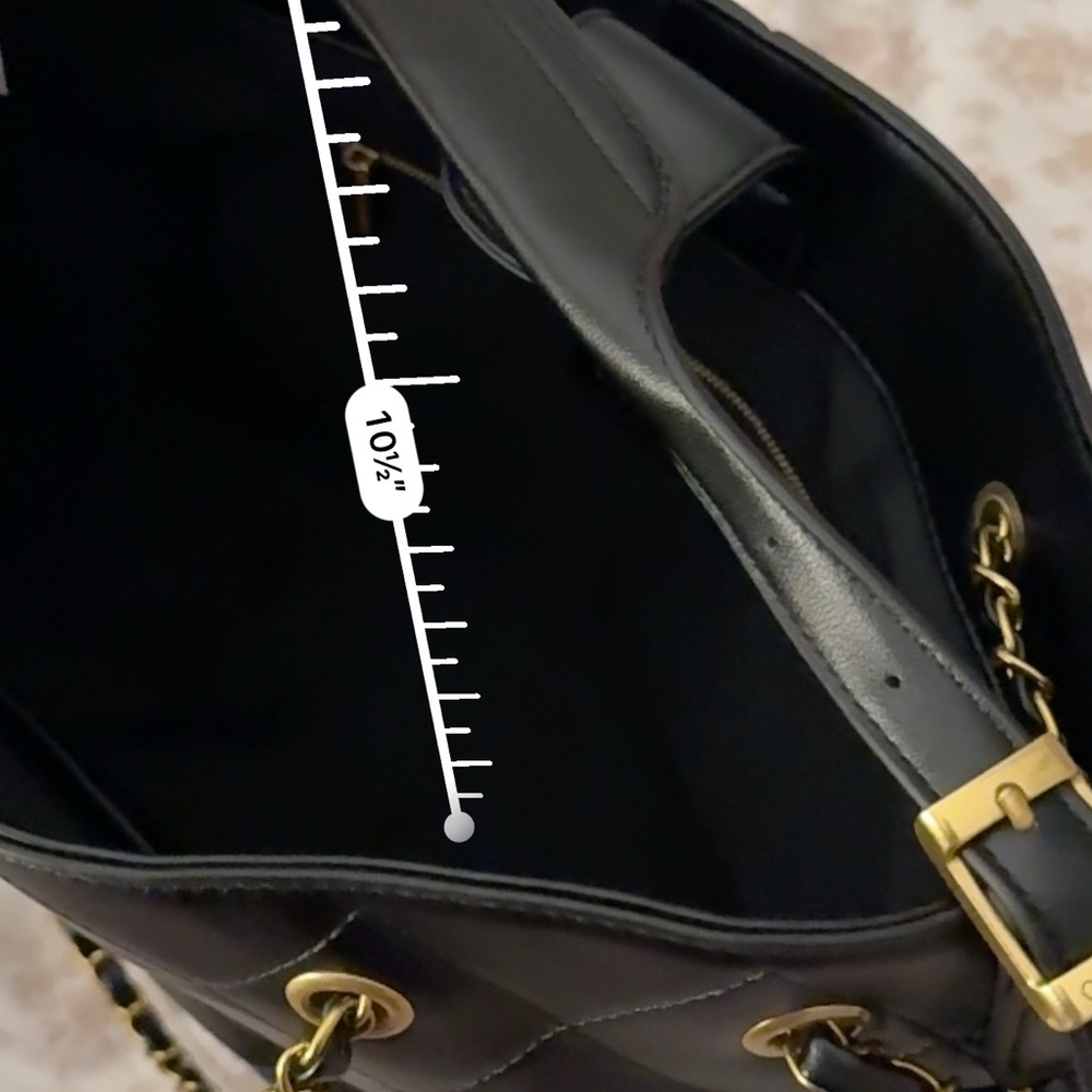 CHANEL VIP Black Quilted Shoulder Bag with Gold Hardware - Picture 12 of 12